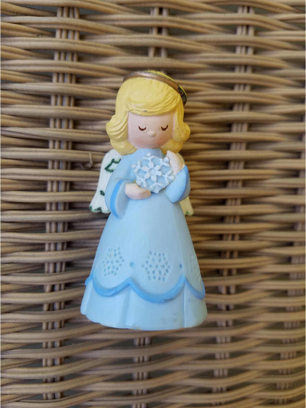 1980s Blue Angel, Hallmark Merry Miniature, htf Christmas ornaments